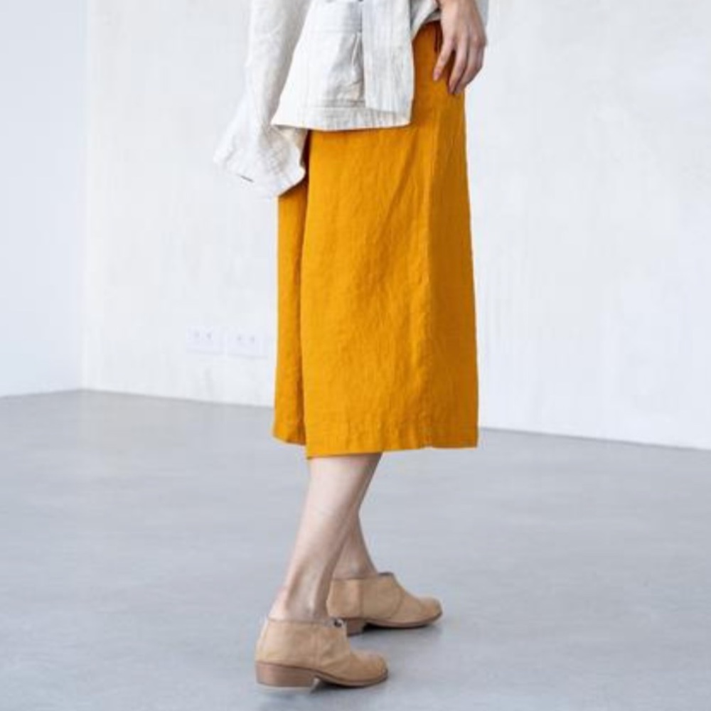 NotPerfectLinen WELS culottes Moroccan Red